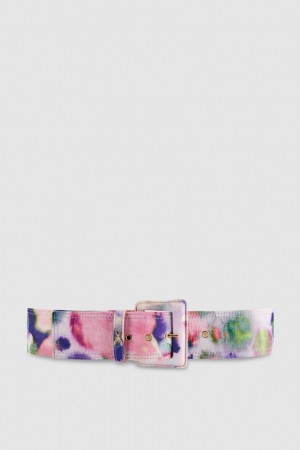 Patrizia Pepe Chiffon High-waist Belt Kolorowe | 9038ZMTPG