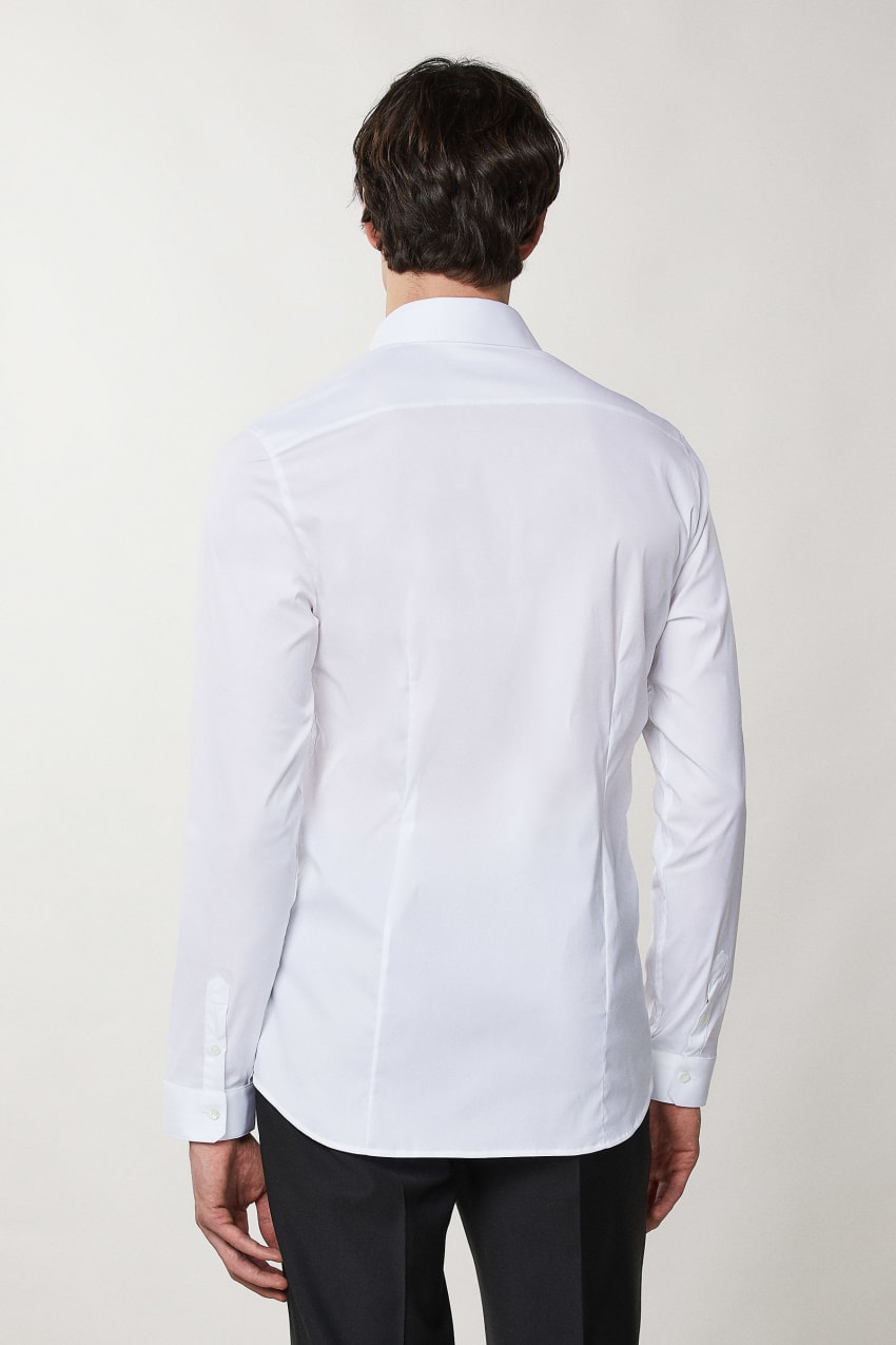 Patrizia Pepe Cotton Poplin Shirt Białe | 3796KLTAI