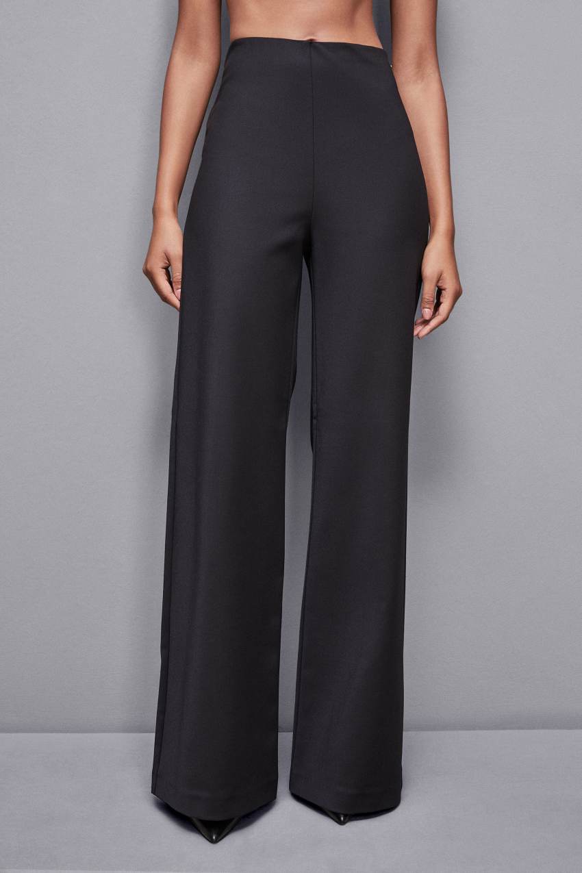 Patrizia Pepe High-waisted Palazzo Pants Czarne | 4952QTNGD