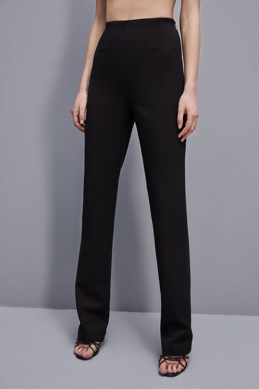 Patrizia Pepe High-waisted Slim Pants Czarne | 0941JCBAV