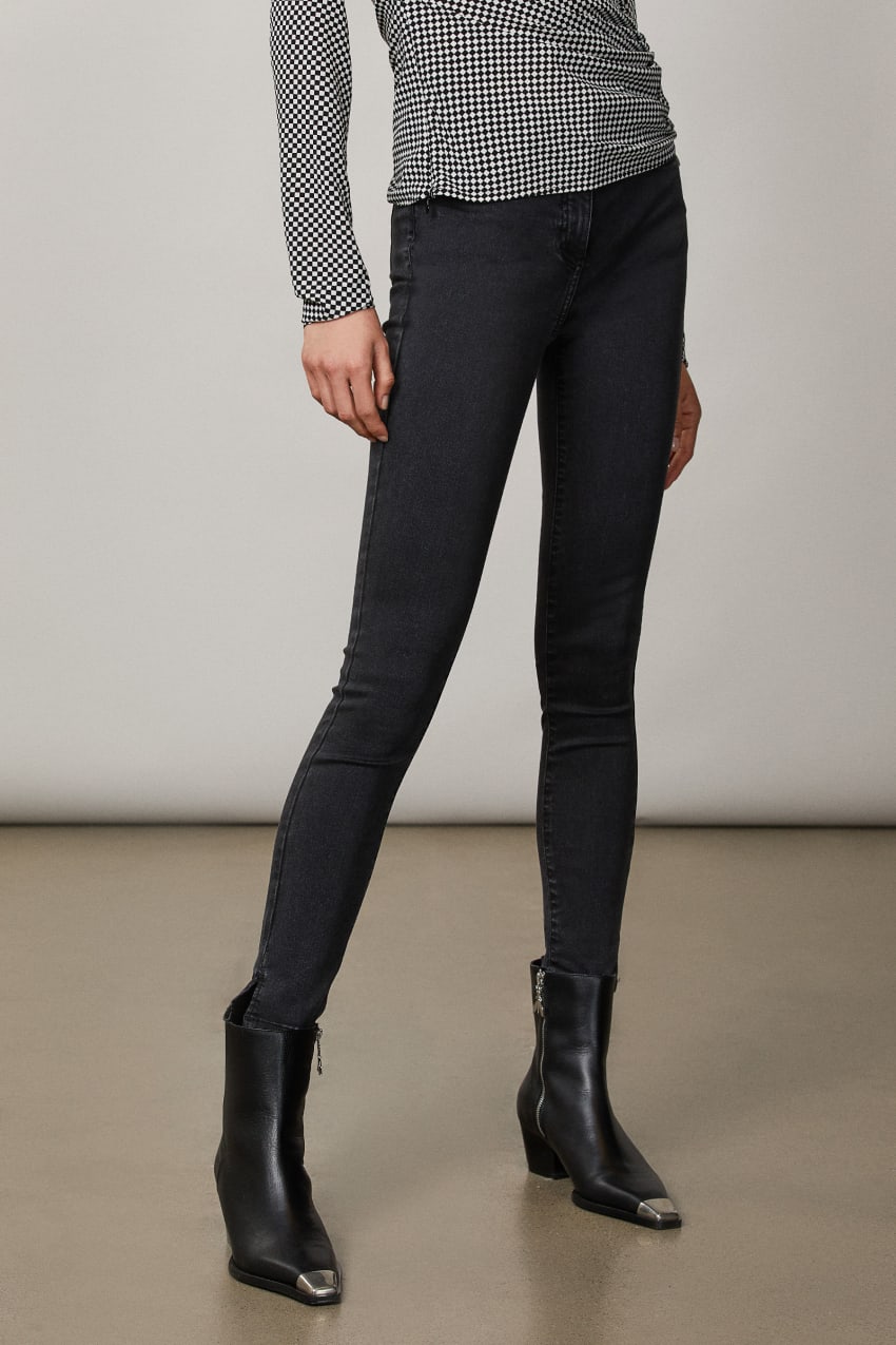 Patrizia Pepe Jeggings Czarne | 1062PKYSF