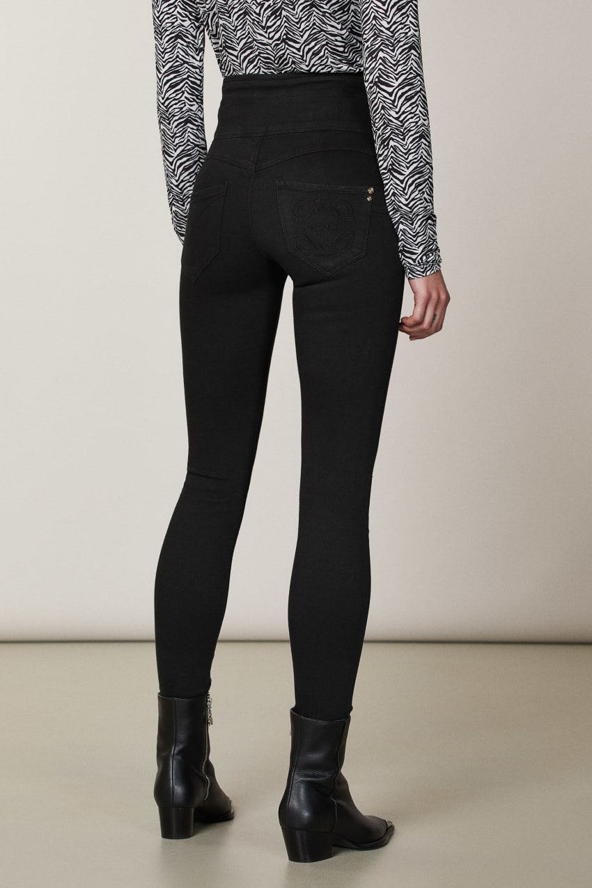 Patrizia Pepe Jeggings Czarne | 6178FDJLC