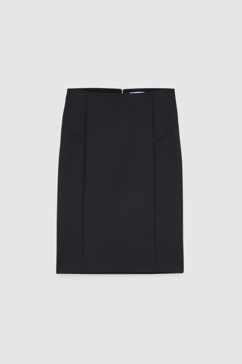 Patrizia Pepe Midi Pencil Skirt Czarne | 2035TRNGM