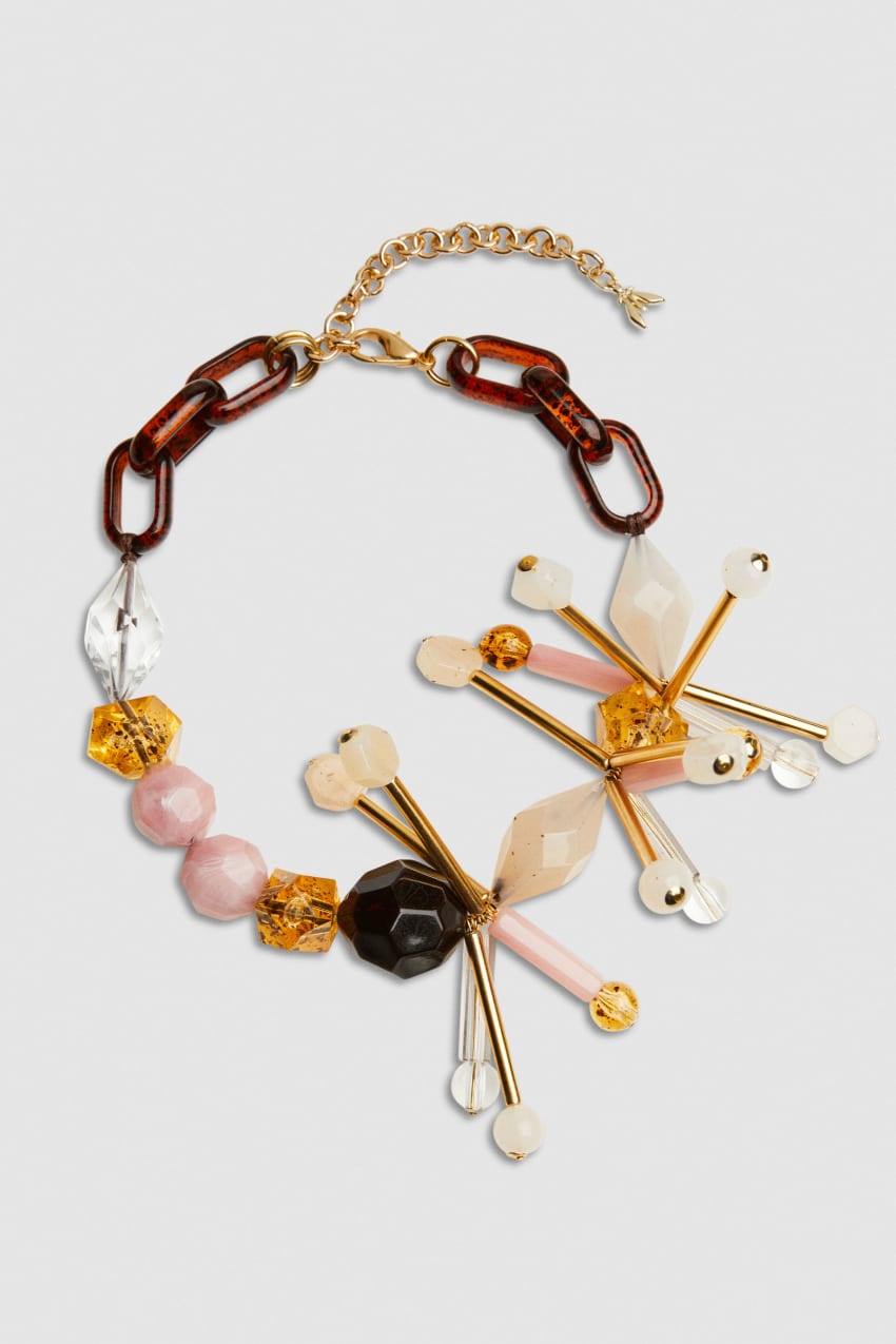 Patrizia Pepe Necklace With Techno Pop Fly Appliqué Kolorowe | 3647ZAKSU