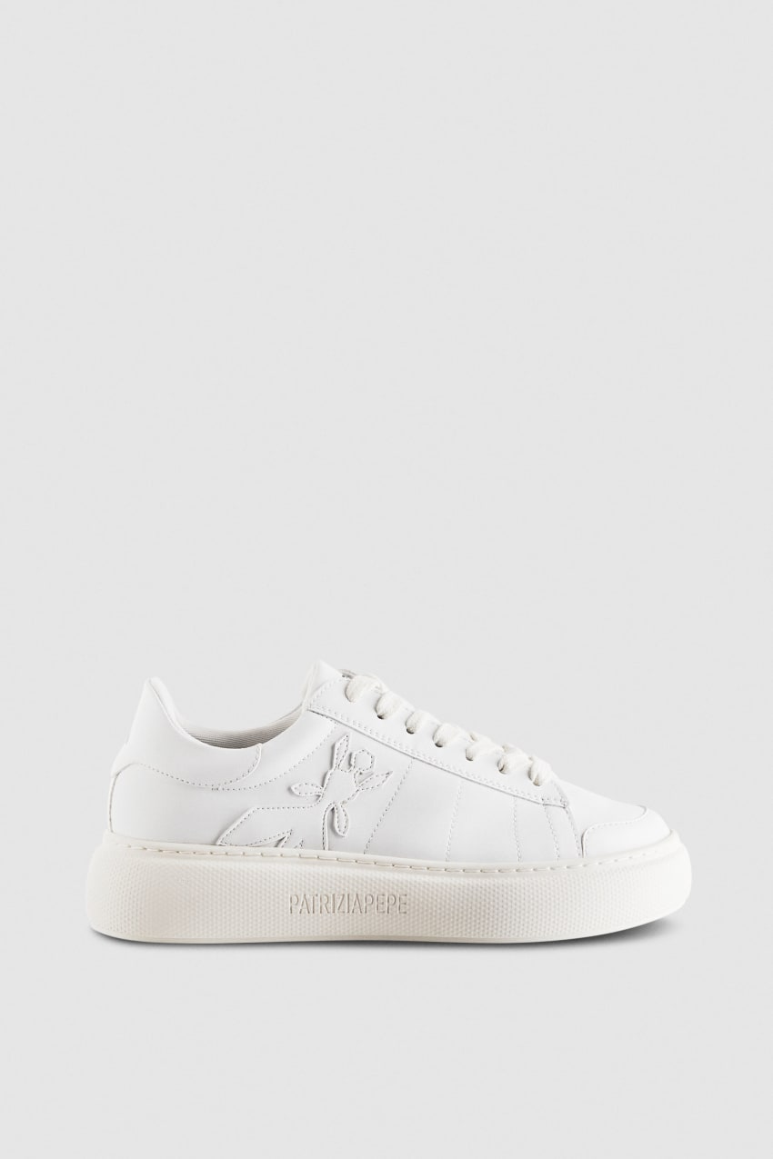 Patrizia Pepe Pepe Fly Sneakers Białe | 2816LATXO