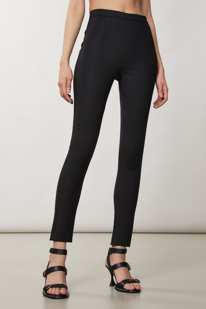 Patrizia Pepe Slim Pants Czarne | 9087BWPEI