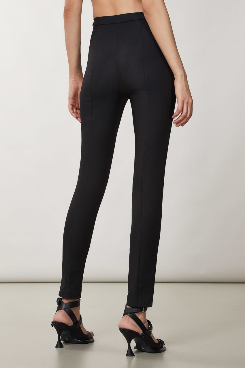 Patrizia Pepe Slim Pants Czarne | 9087BWPEI