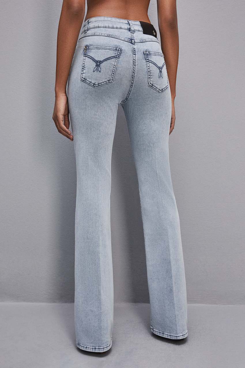 Patrizia Pepe Slim Stretch Denim Jeans Głęboka Niebieskie | 0327NZMJE