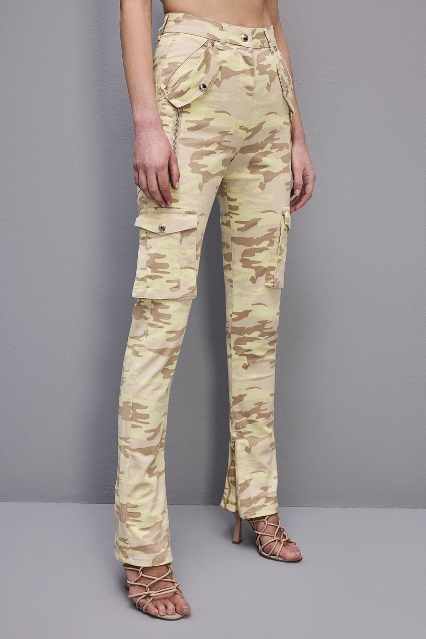 Patrizia Pepe Stretch Twill Cargo Pants Militare | 1598GUQFP