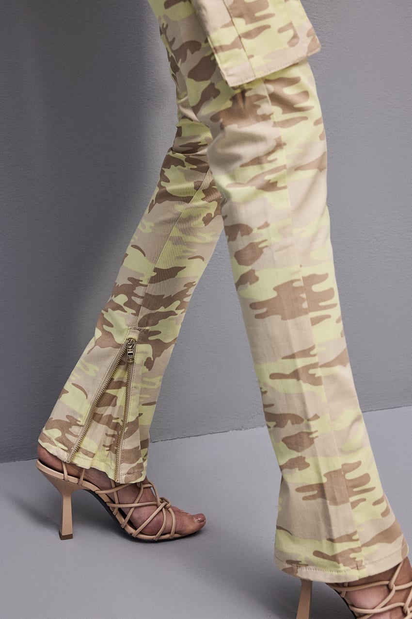 Patrizia Pepe Stretch Twill Cargo Pants Militare | 1598GUQFP