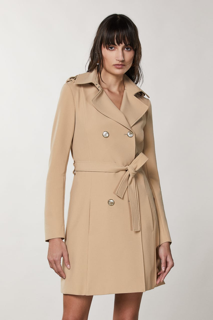 Patrizia Pepe Trench Beżowe | 2089FJTQC