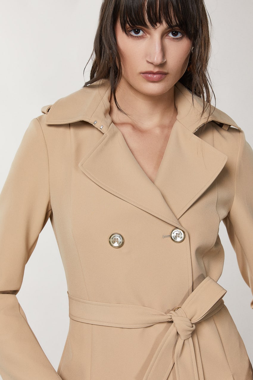 Patrizia Pepe Trench Beżowe | 2089FJTQC